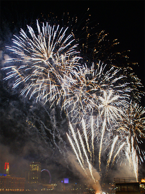 Thames Festival Fireworks 2010