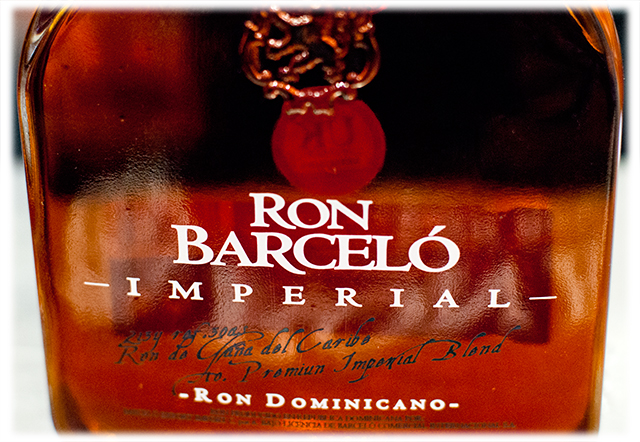 Ron Barcelo Imperial Rum (Closeup)