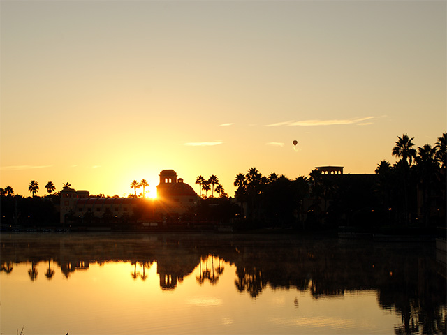 Sunrise at Disney's Coronado Springs Resort