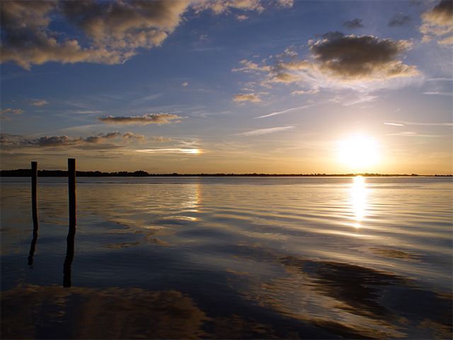 Sunset over Lake Dora