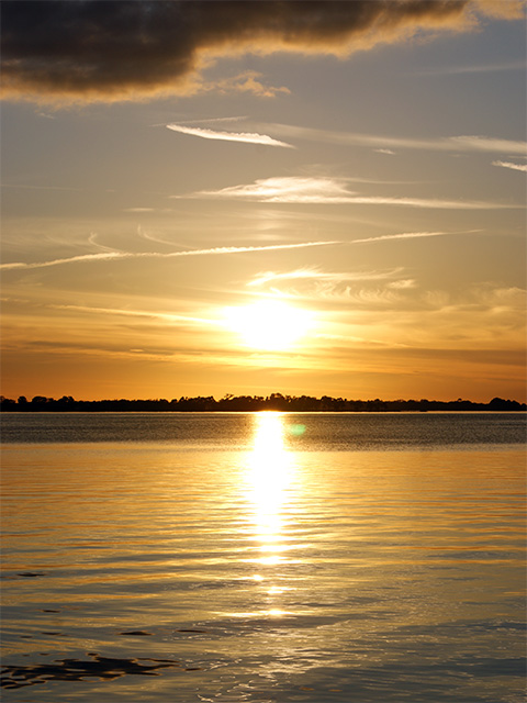 Sunset over Lake Dora