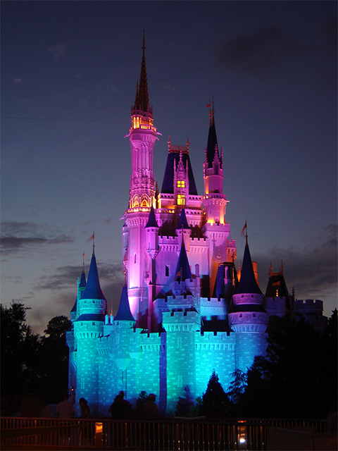 Middle Disney S Magic Castle Florida Editorial Photography - Image of  world, building: 24450947