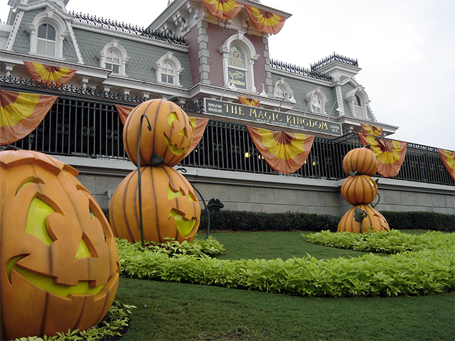 Pumpkins at Disney's Magic Kingdom