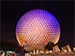 Spaceship Earth at Night, at Disney's Epcot